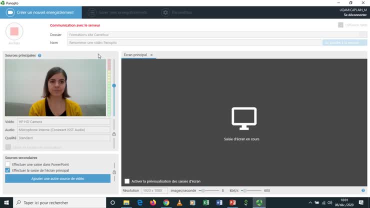 Renommer une vidéo dans Panopto