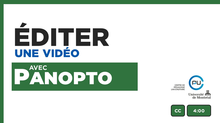 03 Éditer une vidéo