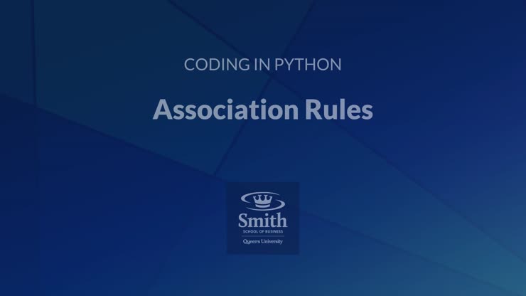 Association Rules in Python