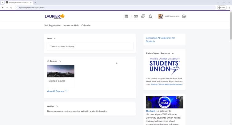 Edit Course - Change Start and End Dates