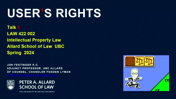 ALRD B101 - LAW 422/570 002 - 2023W2 on 2/6/2024 (Tue)